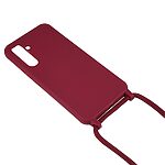 Θήκη Samsung Galaxy A27 5G - OEM - Πλάτη TPU - Κόκκινο Σκούρο - Λουράκι — εικόνα 3