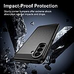 Θήκη Samsung Galaxy A27 5G - AMORUS - Πλάτη TPU - Μαύρο — εικόνα 4