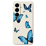 Πλάτη TPU για Samsung Galaxy A27 5G (OEM) σε Μπεζ με μοτίβο πεταλούδων — αντιολισθητικό κράτημα, ανασηκωμένα χείλη γύρω από κάμερα & ακριβείς εγκοπές για πλήρη πρόσβαση.