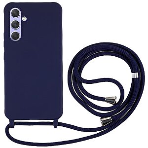 ΘΗΚΕΣ ΚΙΝΗΤΩΝ SAMSUNG ΑΞΕΣΟΥΑΡ 11 Πλάτη TPU για Samsung Galaxy A27 5G (OEM) σε Μπλε Σκούρο με αποσπώμενο λουράκι — άνετο κράτημα & ολοκληρωμένη προστασία από γρατζουνιές και πτώσεις.