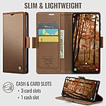 Θήκη Xiaomi 17T 5G - CASEME 023 - Flip Πορτοφόλι από Συνθετικό Δέρμα (PU) - Καφέ - RFID/Wallet/Stand — εικόνα 3