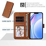 Θήκη Xiaomi 17T 5G - OEM - Flip Πορτοφόλι από Συνθετικό Δέρμα (PU) με TPU - Καφέ - RFID/Wallet/Stand/Λουράκι — εικόνα 7