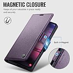 Θήκη Xiaomi 17T 5G - CASEME 023 - Flip Πορτοφόλι από Συνθετικό Δέρμα (PU) με TPU - Μωβ - RFID/Wallet/Stand — εικόνα 9