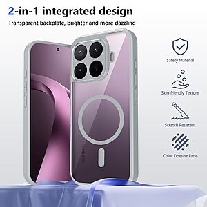 ΘΗΚΕΣ ΚΙΝΗΤΩΝ ΑΞΕΣΟΥΑΡ XIAOMI Mi 5X 14 Θήκη Xiaomi 17T 5G - OEM - Σκληρή Πλάτη PC+TPU - Γκρι - Built-in Magnet — εικόνα 2