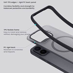 ΘΗΚΕΣ ΚΙΝΗΤΩΝ ΑΞΕΣΟΥΑΡ XIAOMI Mi A1 40 Θήκη Xiaomi 17T 5G - NILLKIN Frosted Shield Pro - Σκληρή Πλάτη PC+TPU - Ημιδιάφανο - Built-in Magnet — εικόνα 2