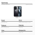 Θήκη Xiaomi 17T 5G - DUX DUCIS Aimo Series - Σκληρή Πλάτη PC+TPU - Μαύρο — εικόνα 9