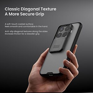 ΘΗΚΕΣ ΚΙΝΗΤΩΝ ΑΞΕΣΟΥΑΡ XIAOMI Mi A1 38 Θήκη Xiaomi 17T 5G - NILLKIN Camshield Pro Series - Σκληρή Πλάτη PC+TPU - Μαύρο — εικόνα 2