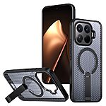 Σκληρή Πλάτη PC+TPU για Xiaomi 17T 5G (OEM) σε Μαύρο με ενσωματωμένο kickstand — grid texture σχεδιασμός, μαγνητική συμβατότητα & ανασηκωμένα χείλη για πλήρη προστασία από πτώσεις & γρατζουνιές.