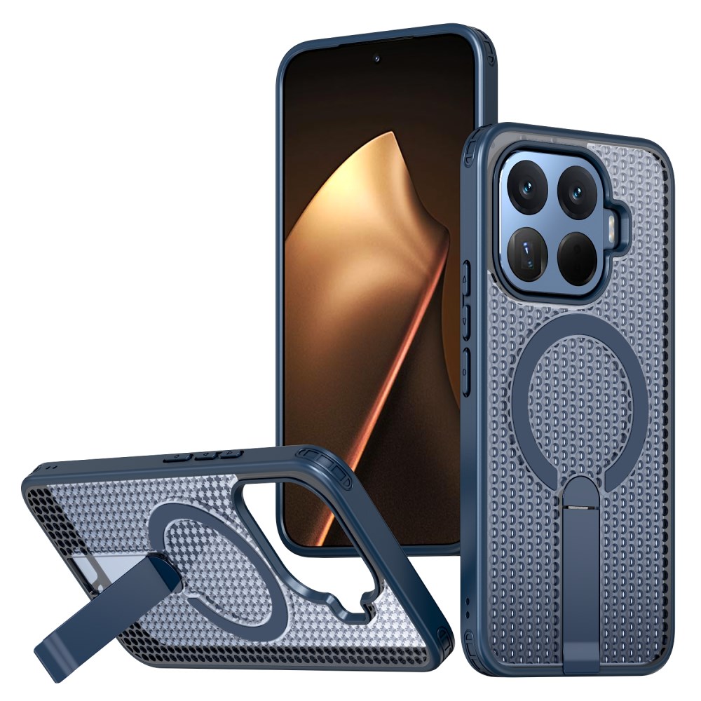 Θήκη Xiaomi 17T 5G - OEM - Σκληρή Πλάτη PC+TPU - Μπλε - Stand Σκληρή Πλάτη PC+TPU για Xiaomi 17T 5G (OEM) σε Μπλε με ενσωματωμένο Stand — grid texture σχεδιασμός, μαγνητική συμβατότητα & ολοκληρωμένη προστασία από πτώσεις.