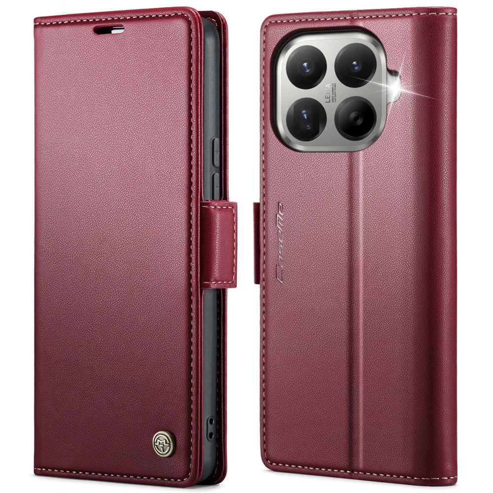 Θήκη Xiaomi 17T 5G - CASEME 023 - Flip Πορτοφόλι από Συνθετικό Δέρμα (PU) με TPU - Κόκκινο - RFID/Wallet/Stand Flip Πορτοφόλι από Συνθετικό Δέρμα (PU) για Xiaomi 17T 5G (CASEME 023) σε Κόκκινο — προστασία RFID, 3 θήκες καρτών & αναδιπλούμενη βάση για hands-free χρήση.
