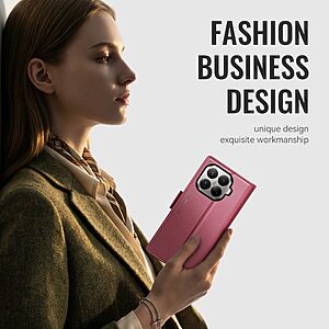 ΘΗΚΕΣ ΚΙΝΗΤΩΝ ΑΞΕΣΟΥΑΡ XIAOMI Mi A1 12 Θήκη Xiaomi 17T 5G - CASEME 023 - Flip Πορτοφόλι από Συνθετικό Δέρμα (PU) με TPU - Κόκκινο - RFID/Wallet/Stand — εικόνα 2