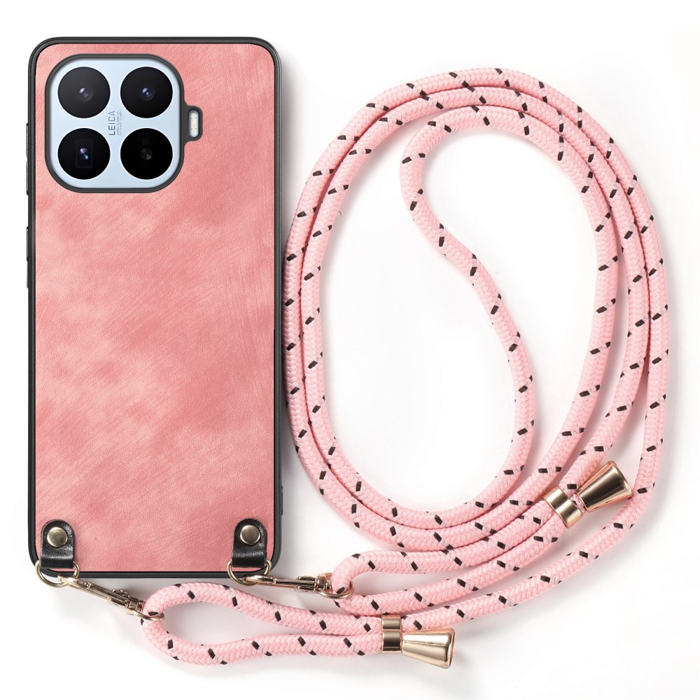 Θήκη Xiaomi 17T 5G - OEM Retro Leather - Πλάτη από Συνθετικό Δέρμα (PU) με TPU - Ροζ - Λουράκι Πλάτη από Συνθετικό Δέρμα (PU) με TPU για Xiaomi 17T 5G (OEM) σε Ροζ — ρετρό σχεδιασμός με ρυθμιζόμενο λουράκι 120cm & αντικραδασμική προστασία για καθημερινή χρήση.