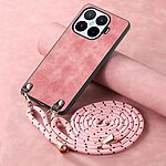 Θήκη Xiaomi 17T 5G - OEM Retro Leather - Πλάτη από Συνθετικό Δέρμα (PU) με TPU - Ροζ - Λουράκι — εικόνα 4