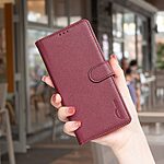 Θήκη Xiaomi 17T 5G - BINFEN COLOR BF32 - Flip Πορτοφόλι από Συνθετικό Δέρμα (PU) με TPU - Κόκκινο - RFID/Wallet/Stand — εικόνα 9