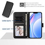 Θήκη Xiaomi 17T 5G - OEM - Flip Πορτοφόλι από Συνθετικό Δέρμα (PU) με TPU - Μαύρο - RFID/Wallet/Stand/Λουράκι — εικόνα 6