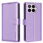 Flip Πορτοφόλι από Συνθετικό Δέρμα (PU) για Xiaomi 17T 5G (BINFEN COLOR BF32) σε Μωβ — RFID blocking, 3 θήκες καρτών & βάση στήριξης για hands-free χρήση.