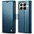 Flip Πορτοφόλι από Συνθετικό Δέρμα (PU) για Xiaomi 17T 5G (CASEME 023) σε Μπλε — RFID προστασία, 3 θήκες καρτών & βάση στήριξης για hands-free χρήση.
