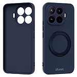 Πλάτη Σιλικόνης για Xiaomi 17T 5G (ABEEL) σε Μπλε Σκούρο με kickstand 120° — απαλή liquid silicone υφή, μαγνητική συμβατότητα & ανασηκωμένα χείλη για πλήρη προστασία.