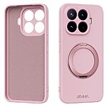 Πλάτη Σιλικόνης για Xiaomi 17T 5G (ABEEL) σε Ροζ με ενσωματωμένο Stand — απαλή υφή liquid silicone με μαγνητική συμβατότητα & 120° βάση στήριξης για hands-free χρήση.