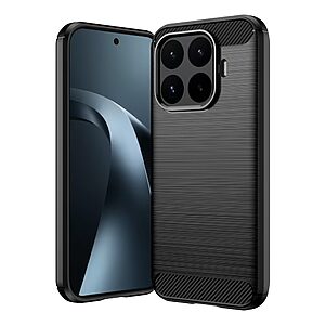 ΘΗΚΕΣ ΚΙΝΗΤΩΝ ΑΞΕΣΟΥΑΡ XIAOMI Mi 5X 3 Πλάτη TPU για Xiaomi 17T 5G (OEM) σε Μαύρο με υφή Carbon Fiber — αντιδακτυλική επιφάνεια & ανασηκωμένα χείλη για προστασία από πτώσεις & γρατζουνιές.
