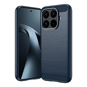 ΘΗΚΕΣ ΚΙΝΗΤΩΝ ΑΞΕΣΟΥΑΡ XIAOMI Mi 5X 7 Πλάτη TPU για Xiaomi 17T 5G (OEM) σε Μπλε με υφή Carbon Fiber — ανθεκτική προστασία από κρούσεις & γρατζουνιές με αντιδακτυλική επιφάνεια.