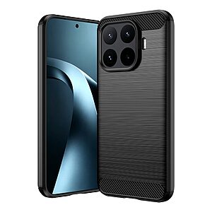 ΘΗΚΕΣ ΚΙΝΗΤΩΝ ΑΞΕΣΟΥΑΡ XIAOMI Mi 5X 47 Πλάτη Carbon Fiber + TPU για Xiaomi 17T Pro 5G (OEM) σε Μαύρο — υφή carbon fiber, αντιδακτυλικό φινίρισμα & ανασηκωμένα χείλη για ολοκληρωμένη προστασία.