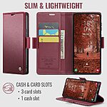 Θήκη Xiaomi 17T Pro 5G - CASEME 023 - Flip Πορτοφόλι από Συνθετικό Δέρμα (PU) με TPU - Κόκκινο - RFID/Wallet/Stand — εικόνα 4