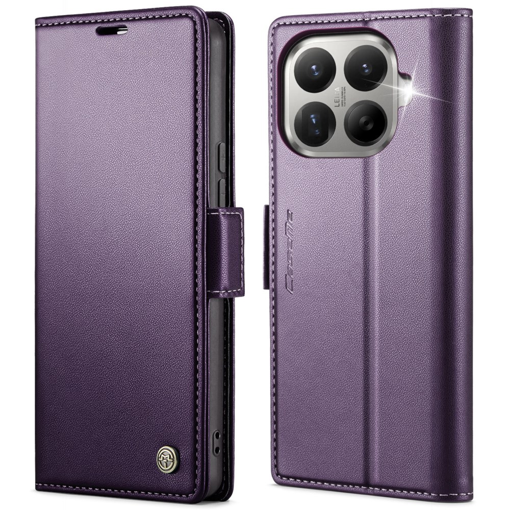 Θήκη Xiaomi 17T Pro 5G - CASEME 023 - Flip Πορτοφόλι από Συνθετικό Δέρμα (PU) - Μωβ - RFID/Wallet/Stand Flip Πορτοφόλι από Συνθετικό Δέρμα (PU) για Xiaomi 17T Pro 5G (CASEME 023) σε Μωβ — θήκες καρτών, RFID προστασία & βάση στήριξης για hands-free χρήση.