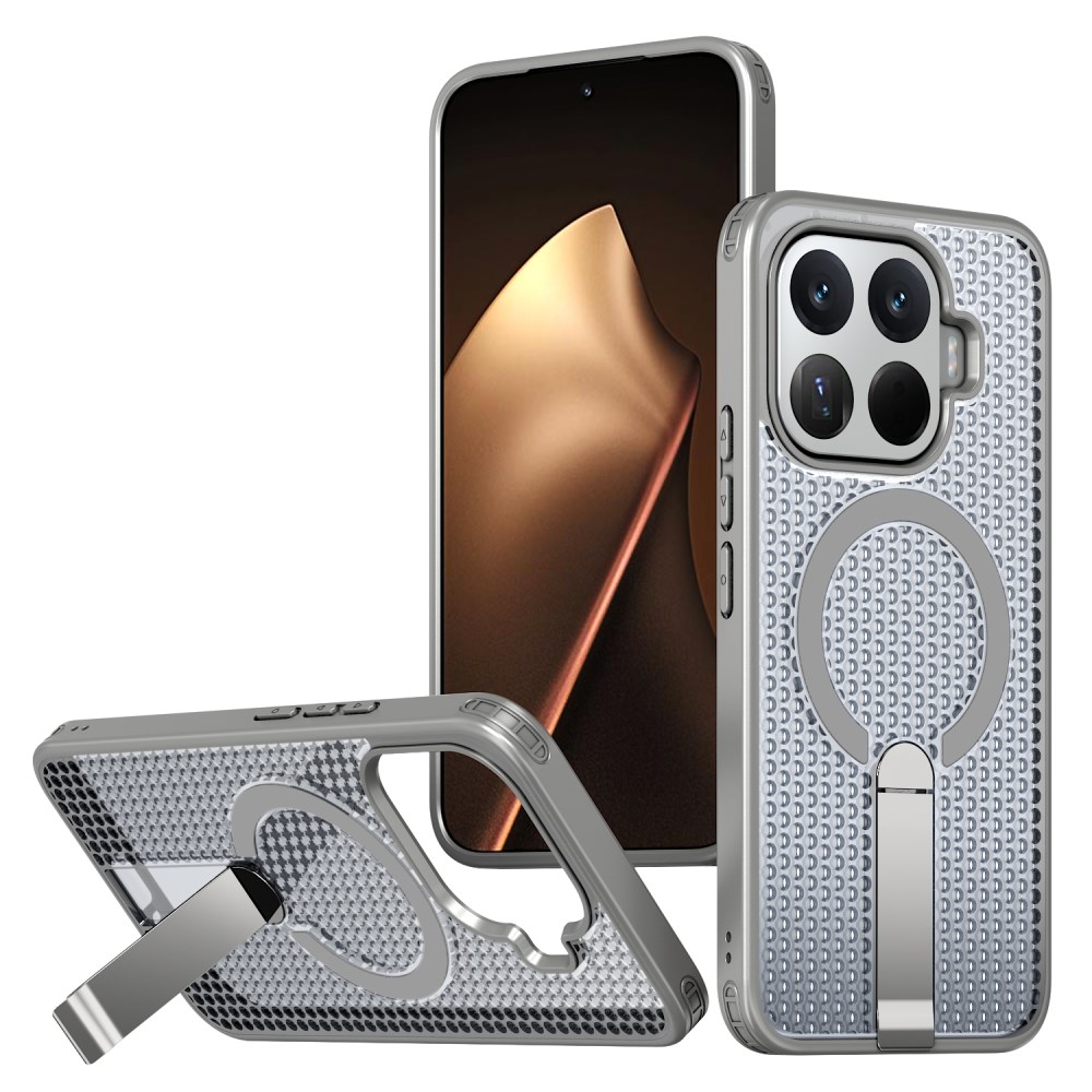 Θήκη Xiaomi 17T Pro 5G - OEM - Σκληρή Πλάτη PC+TPU - Γκρι Σκούρο - Stand Σκληρή Πλάτη PC+TPU για Xiaomi 17T Pro 5G (OEM) σε Γκρι Σκούρο με ενσωματωμένο Stand — grid texture σχεδιασμός, μαγνητική συμβατότητα & ολοκληρωμένη προστασία από πτώσεις.