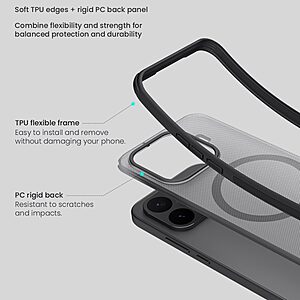 ΘΗΚΕΣ ΚΙΝΗΤΩΝ ΑΞΕΣΟΥΑΡ XIAOMI Mi 5X 36 Θήκη Xiaomi 17T Pro 5G - NILLKIN Frosted Shield Pro - Σκληρή Πλάτη PC+TPU - Ημιδιάφανο - Built-in Magnet — εικόνα 2