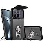 Σκληρή Πλάτη PC+TPU για Xiaomi 17T Pro 5G (OEM) με sliding κάλυμμα κάμερας & ring kickstand — διπλή προστασία από πτώσεις & γρατζουνιές για καθημερινή χρήση hands-free.