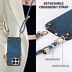 Θήκη Xiaomi 17T Pro 5G - OEM Retro Leather - Πλάτη από Συνθετικό Δέρμα (PU) με TPU - Μπλε - Λουράκι — εικόνα 3