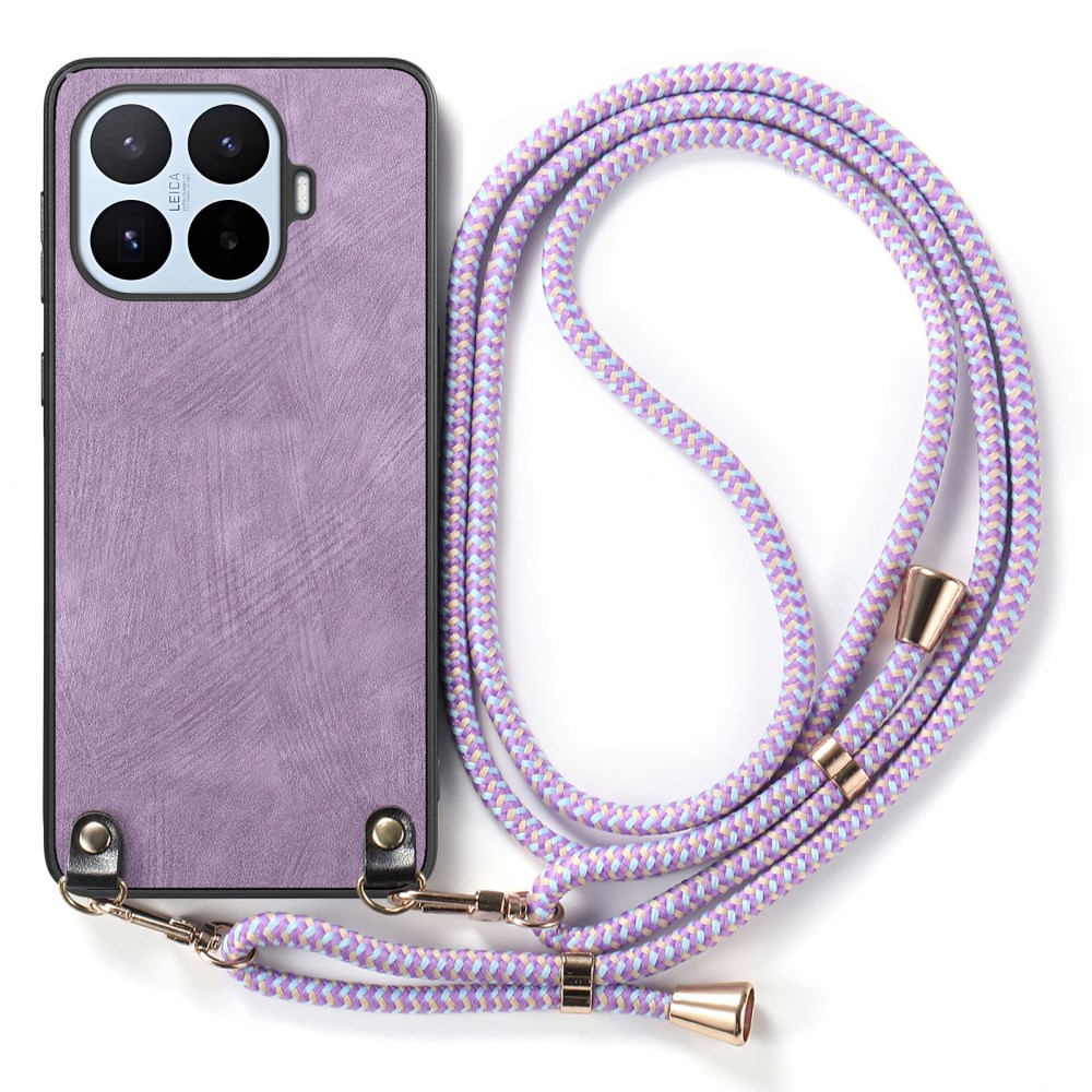 Θήκη Xiaomi 17T Pro 5G - OEM Retro - Πλάτη από Συνθετικό Δέρμα (PU) με TPU - Μωβ - Λουράκι Πλάτη από Συνθετικό Δέρμα (PU) με TPU για Xiaomi 17T Pro 5G (OEM) σε Μωβ — ρετρό υφή με ρυθμιζόμενο λουράκι 120cm & ενισχυμένη προστασία από πτώσεις.