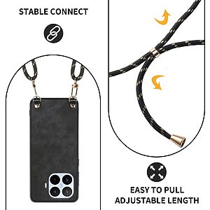ΘΗΚΕΣ ΚΙΝΗΤΩΝ ΑΞΕΣΟΥΑΡ XIAOMI Mi A1 34 Θήκη Xiaomi 17T Pro 5G - OEM Retro Leather - Πλάτη από Συνθετικό Δέρμα (PU) με TPU - Μαύρο - Λουράκι — εικόνα 2