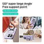 Θήκη Xiaomi 17T Pro 5G - ABEEL - Πλάτη Σιλικόνης - Μωβ - Stand — εικόνα 5