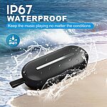 Φορητό Bluetooth Speaker J-BRAUV Flex, ενισχυμένο βαθύ μπάσο, 40W Loud Stereo Sound, BT5.3, ενσωματωμένο μικρόφωνο, αδιάβροχο IP67 μαύρο - Εικόνα 6
