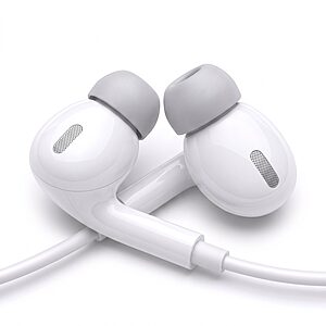 USAMS EP-41 in-ear ακουστικά λευκά με ακροφύσια σιλικόνης