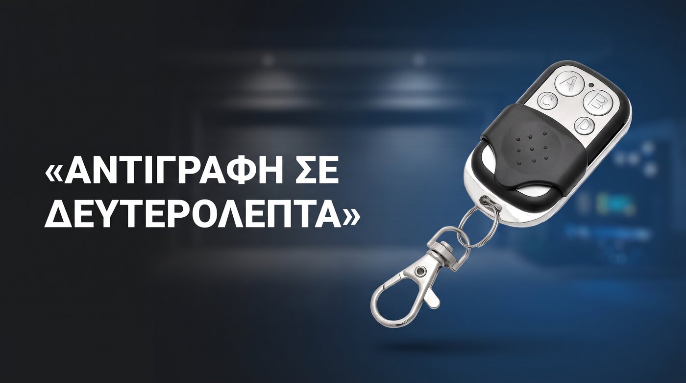 Telco αντιγραφέας τηλεχειριστηρίου γκαραζόπορτας 433MHz