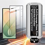 Tempered Glass Samsung Galaxy Z Fold8 Ultra 5G - IMAK - Μαύρο/Διάφανο - Full Glue — εικόνα 7
