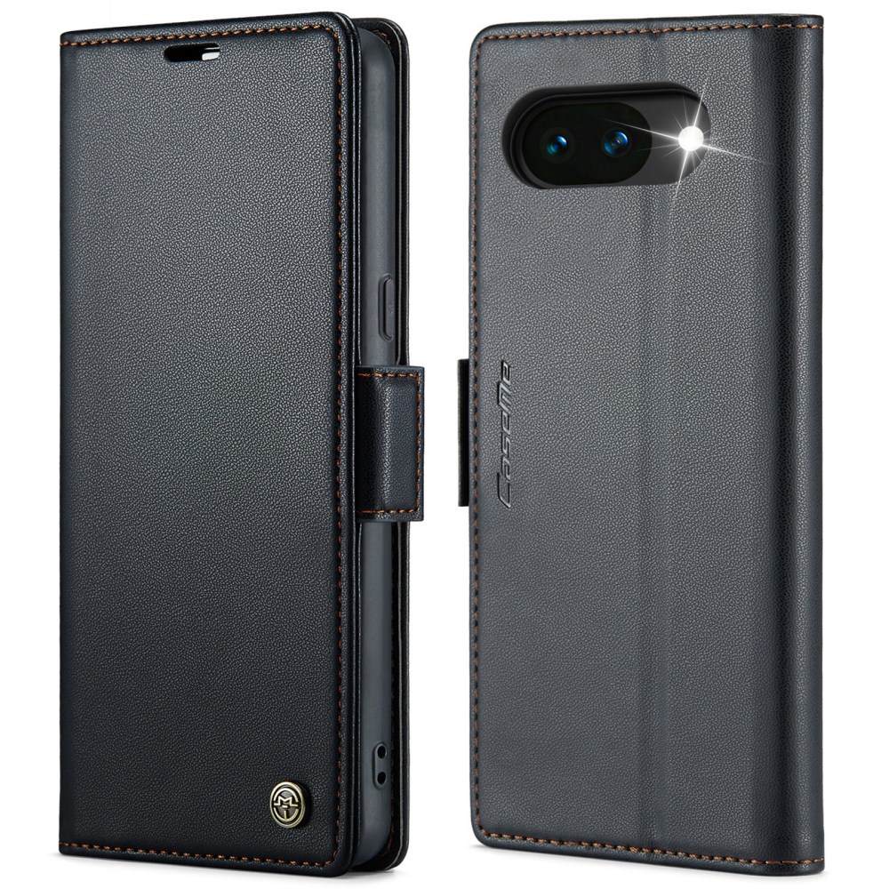 Θήκη Google Pixel 10a 5G - CASEME 023 - Flip Πορτοφόλι από Συνθετικό Δέρμα (PU) με TPU - Μαύρο - RFID/Wallet/Stand Flip Πορτοφόλι από Συνθετικό Δέρμα (PU) για Google Pixel 10a 5G (CASEME 023) σε Μαύρο — RFID προστασία, 3 θήκες καρτών & ρυθμιζόμενη βάση Stand για hands-free προβολή.