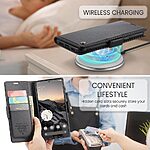 Θήκη Google Pixel 10a 5G - CASEME 023 - Flip Πορτοφόλι από Συνθετικό Δέρμα (PU) με TPU - Μαύρο - RFID/Wallet/Stand — εικόνα 10