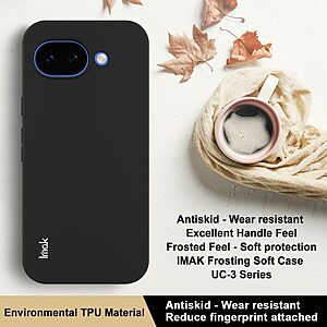 Θήκες Κινητών Google Pixel 10a 5G 8 Θήκη Google Pixel 10a 5G - IMAK UC-3 Series - Πλάτη TPU - Μαύρο — εικόνα 2