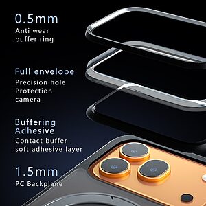 Θήκη Honor 600 5G / Pro 5G - OEM - Σκληρή Πλάτη PC+TPU - Διάφανο - Stand — εικόνα 2