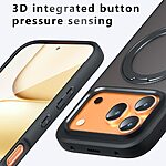 Θήκη Honor 600 5G / Pro 5G - OEM - Σκληρή Πλάτη PC+TPU - Διάφανο - Stand — εικόνα 3
