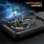 Θήκη Honor 600 5G / Pro 5G - OEM - Σκληρή Πλάτη PC+TPU - Πορτοκαλί - Stand — εικόνα 3