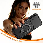 Θήκη Honor 600 5G / Pro 5G - OEM - Σκληρή Πλάτη PC+TPU - Πορτοκαλί - Stand — εικόνα 7
