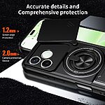 Θήκη Honor 600 Lite 5G - OEM - Σκληρή Πλάτη PC+TPU - Μπλε - Stand — εικόνα 2