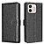 Flip Πορτοφόλι από Συνθετικό Δέρμα (PU) για Honor 600 Lite 5G (BINFEN COLOR BF32) σε Μαύρο — RFID προστασία, 3 θήκες καρτών & βάση στήριξης για καθημερινή χρήση.
