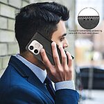 Θήκη Honor 600 Lite 5G - BINFEN COLOR BF32 - Flip Πορτοφόλι από Συνθετικό Δέρμα (PU) με TPU - Μαύρο - RFID/Wallet/Stand — εικόνα 9