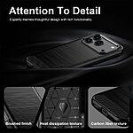 Θήκη Honor 600 Pro 5G / 5G - MOFI - Πλάτη Carbon Fiber + TPU - Μπλε — εικόνα 3